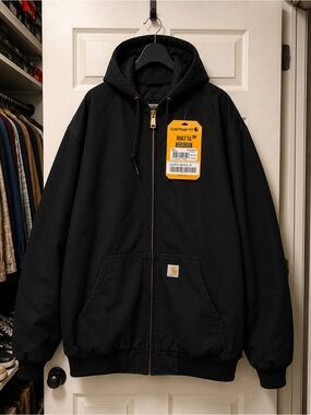 Carhartt J140 Black Active Jacket 4XL Regular NWT